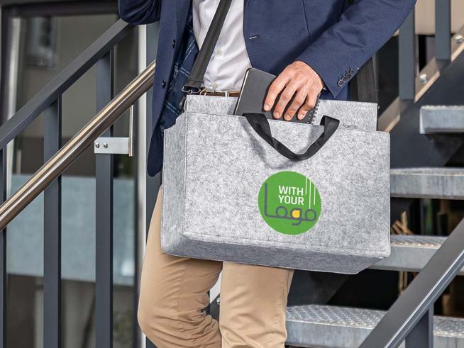 Desk Sharing Bags & Zubehör mit Logo